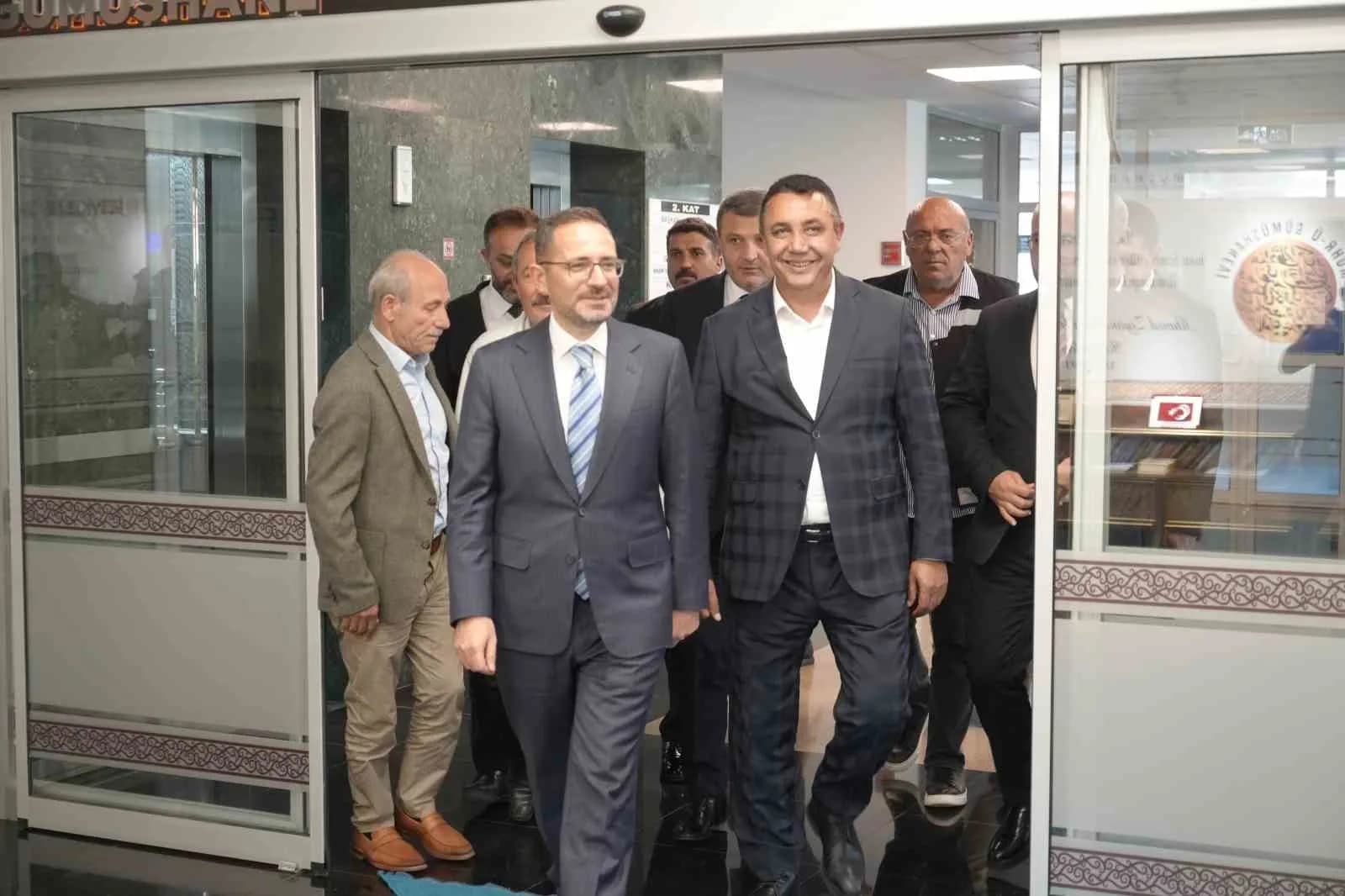 ADALET BAKAN YARDIMCISI SEDAT AYYILDIZ VE BELEDİYE BAŞKANI VEDAT SONER BAŞER