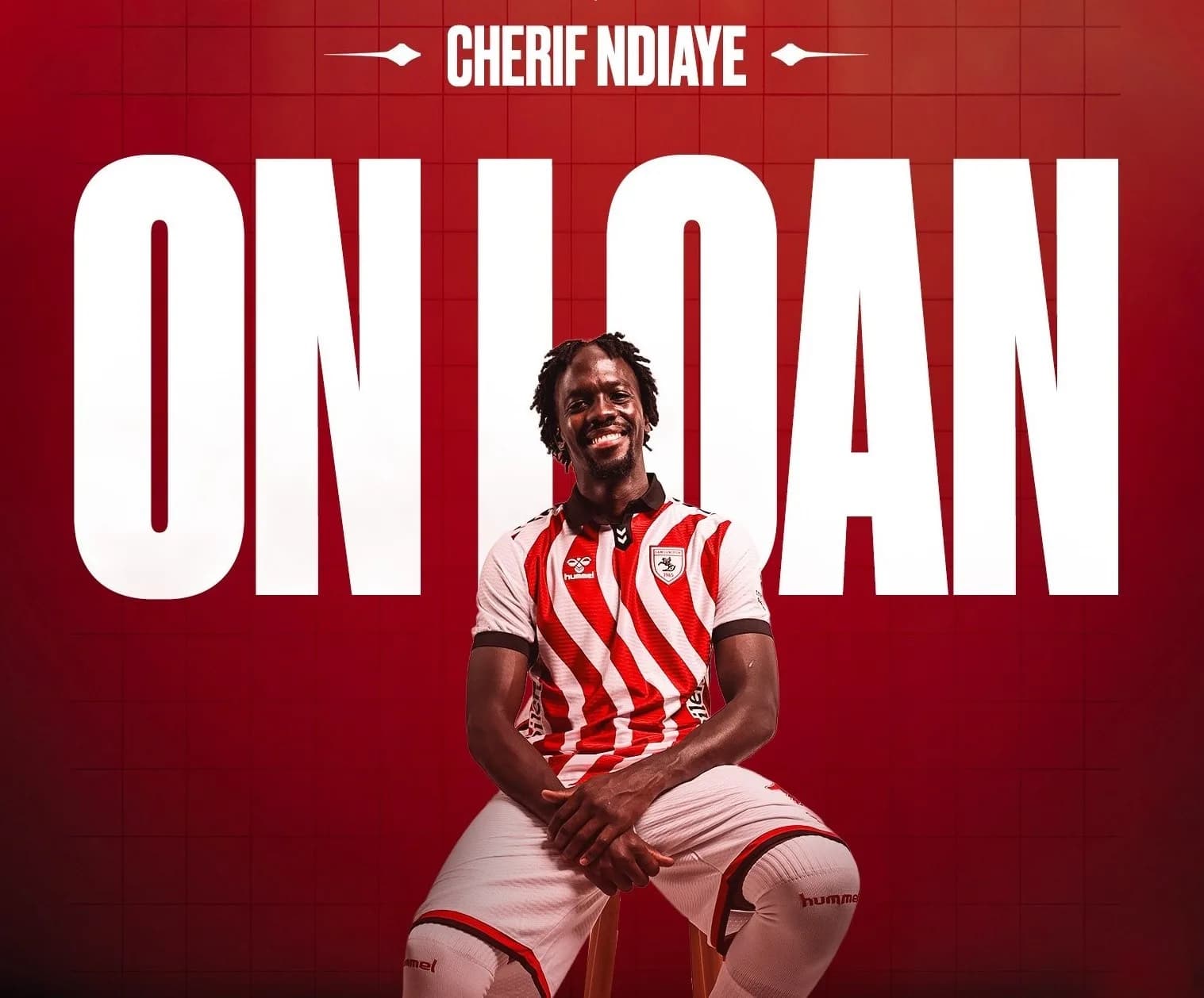 SAMSUNSPOR, SENEGALLİ FORVET OYUNCUSU CHERİF NDİAYE’NİN YUNANİSTAN’IN PAOK EKİBİNE SATIN ALMA OPSİYONUYLA KİRALANDIĞINI AÇIKLADI.