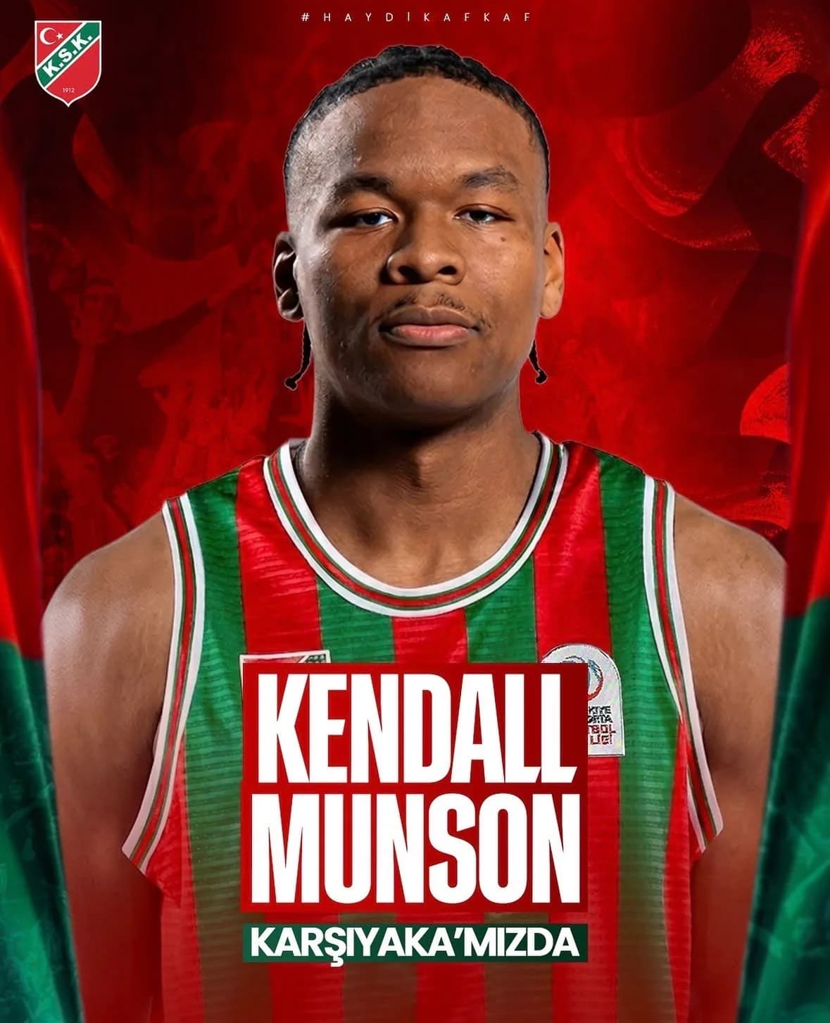 KARŞIYAKA BASKETBOL, KENDALL MUNSON’U KADROSUNA KATTI