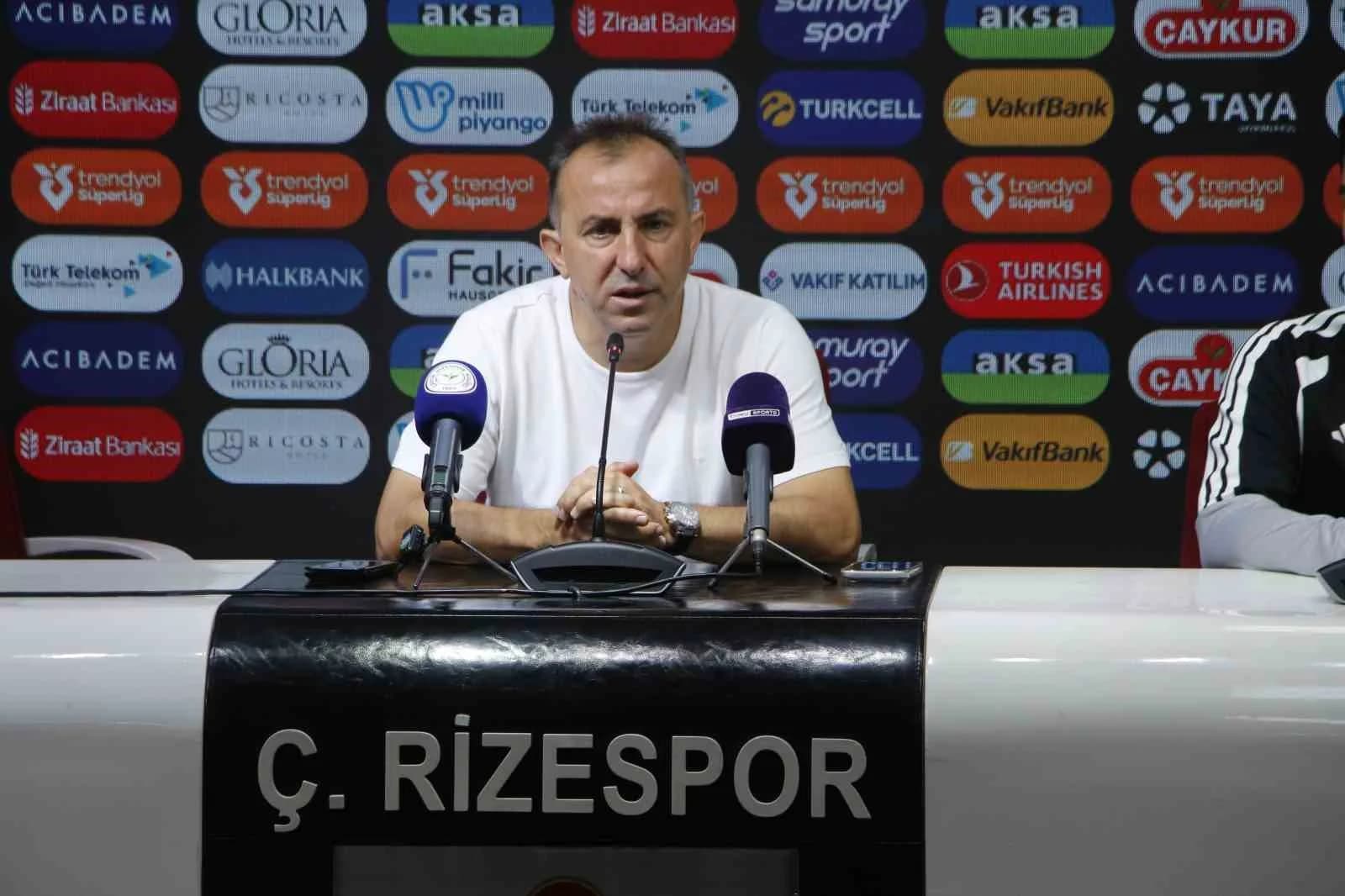 ÇAYKUR RİZESPOR TEKNİK DİREKTÖRÜ RECEP UÇAR, SAMSUNSPOR MAÇININ ARDINDAN, "KAZANABİLMEK İÇİN YETERİ KADAR POZİSYON ÜRETTİK. 2 DİREKTEN DÖNEN TOPUMUZ, 8 İSABETLİ ŞUTUMUZ VAR AMA MAALESEF BUGÜN BURADAN MUTSUZ AYRILIYORUZ" DEDİ.