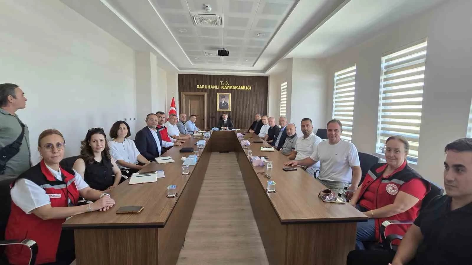 MANİSA’NIN SARUHANLI İLÇESİNDE TARIMSAL ÜRETİMİN GELİŞTİRİLMESİ VE ÜRETİCİLERİN SÜRDÜRÜLEBİLİR ÜRETİM YAPABİLMELERİNE YÖNELİK ÇALIŞMALAR DEĞERLENDİRİLDİ.