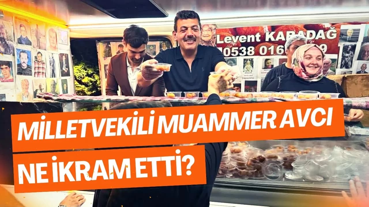 Milletvekili Muammer Avcı İkram Etti