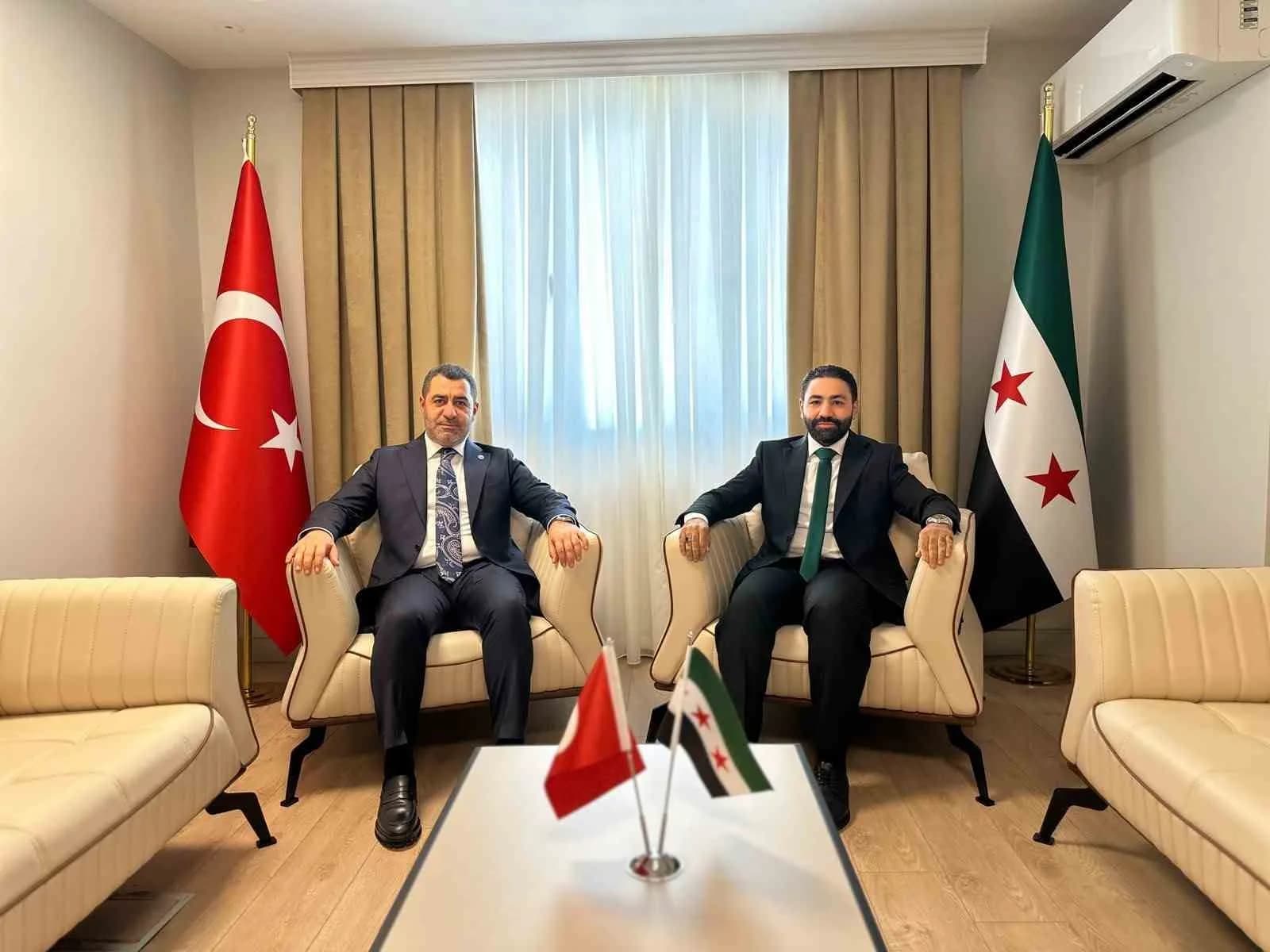 AK PARTİ GAZİANTEP MİLLETVEKİLİ BÜNYAMİN BOZGEYİK, SURİYE GAZİANTEP BAŞKONSOLOSU ALİ MUSTAFA BEY İLE BİR ARAYA GELDİ.