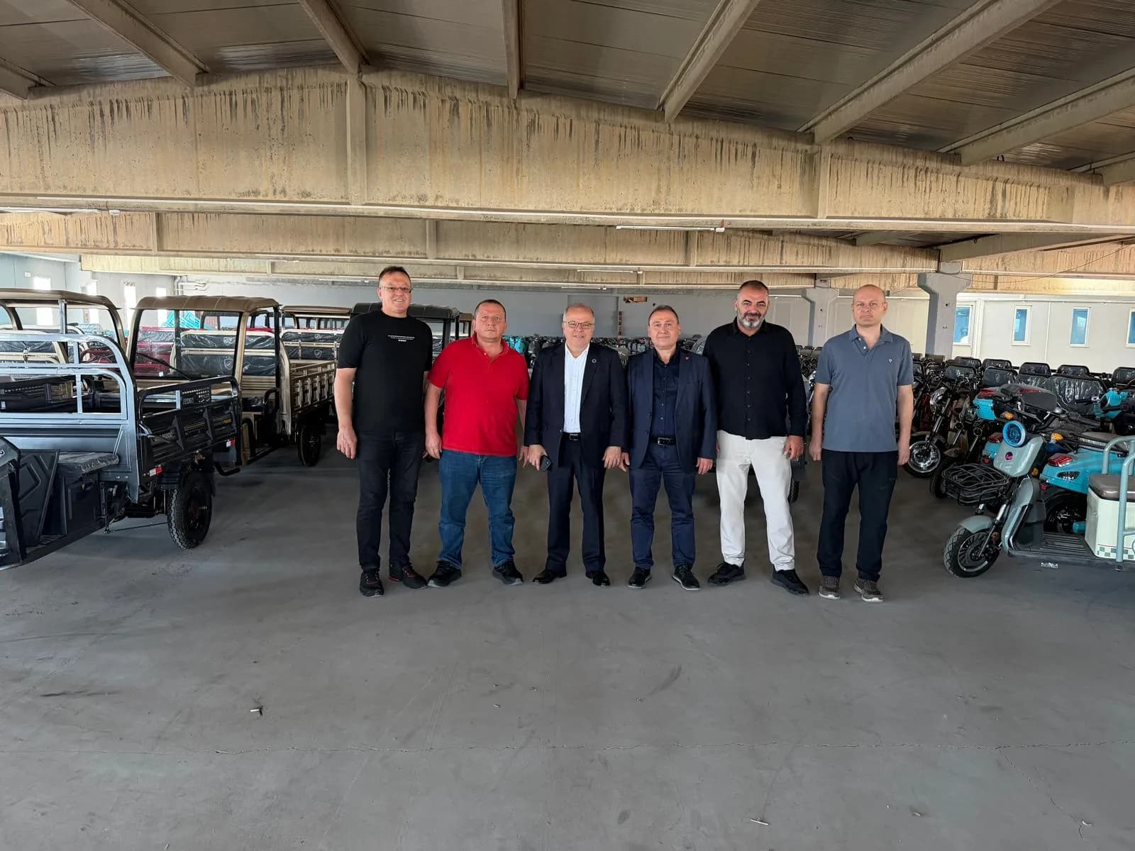 Aksaray’daki Milyon Moto Fabrikasını Ziyaret Ettiler