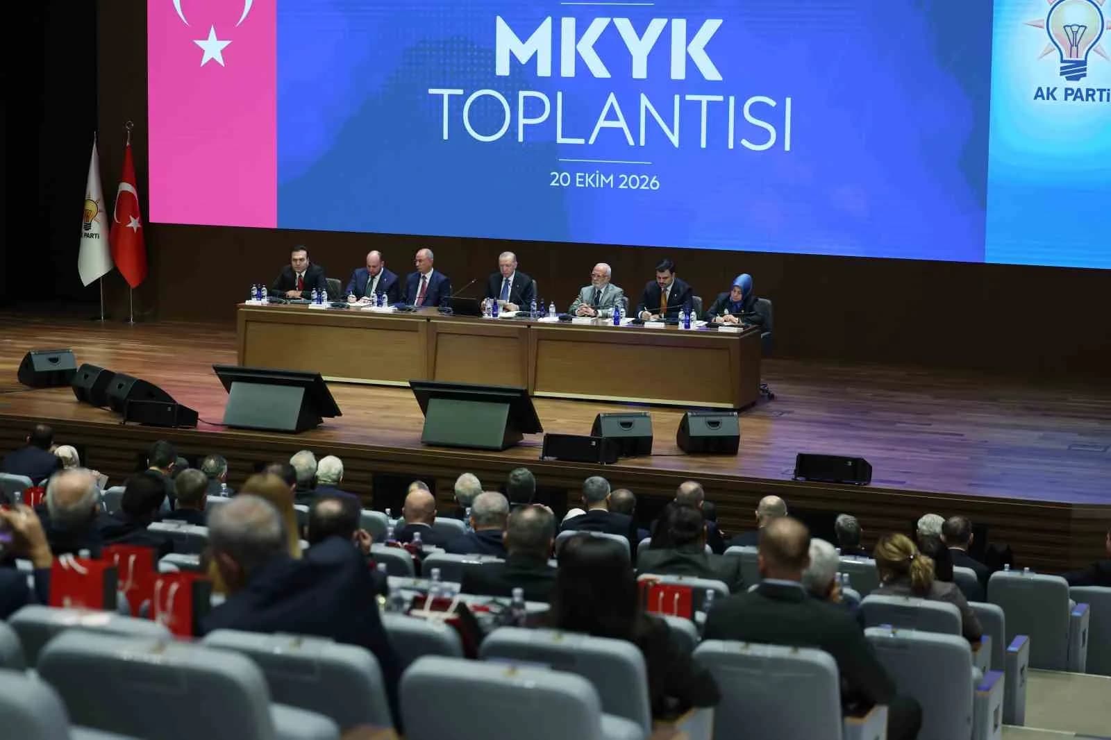 AK PARTİ MKYK TOPLANTISI, CUMHURBAŞKANI VE AK PARTİ GENEL BAŞKANI ERDOĞAN BAŞKANLIĞINDA AK PARTİ GENEL MERKEZİ BİNASINDA GERÇEKLEŞTİRİLDİ.