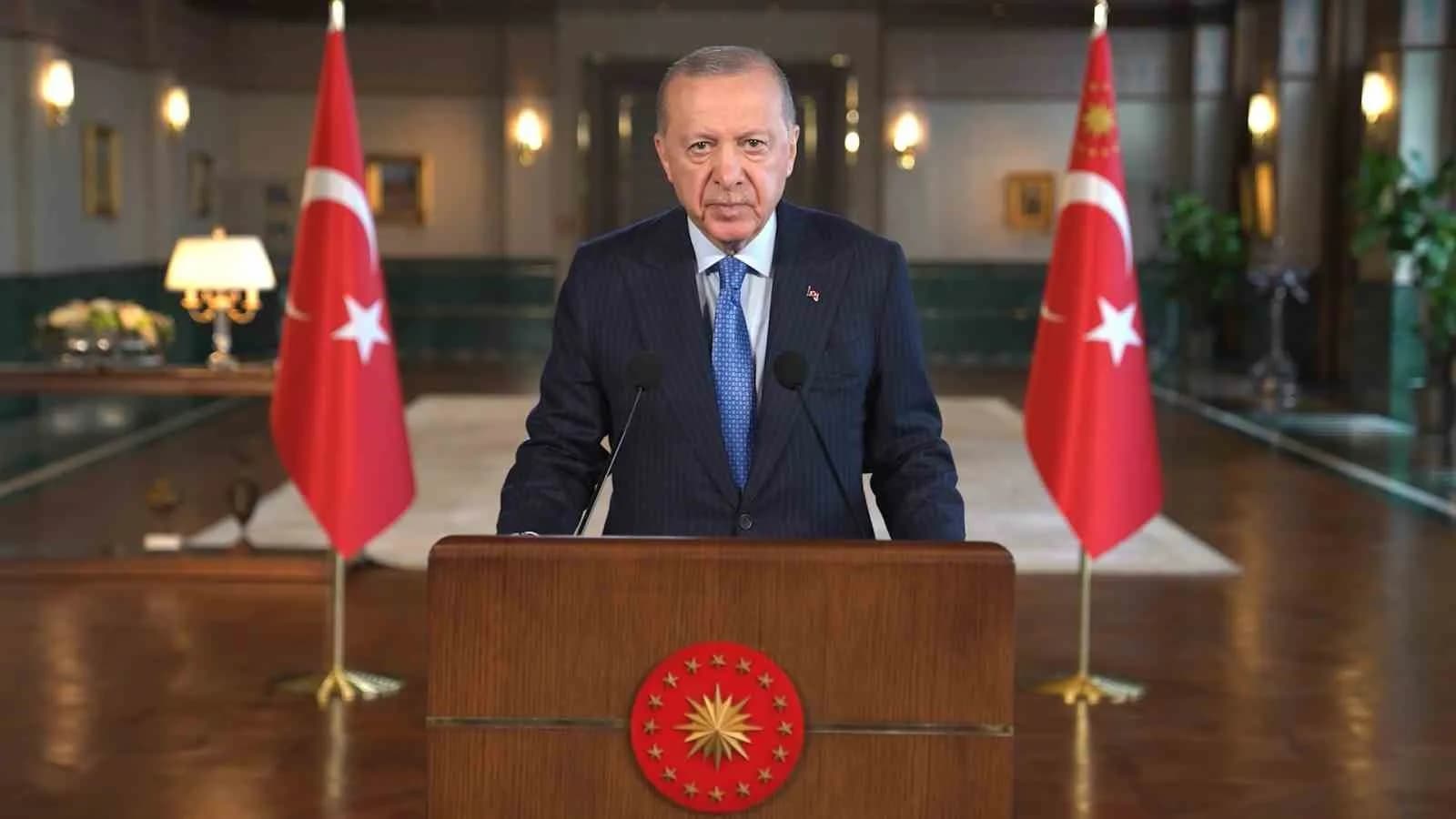 CUMHURBAŞKANI RECEP TAYYİP ERDOĞAN, DIŞİŞLERİ BAKANI HAKAN FİDAN'IN EV SAHİPLİĞİNDE DÜZENLENEN 9. İSTANBUL ARABULUCULUK KONFERANSI'NA BİR VİDEO MESAJ GÖNDERDİ.