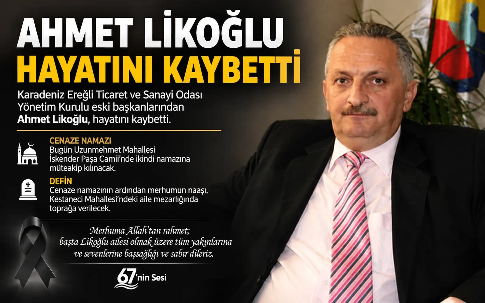 Ahmet Likoğlu Hayatını Kaybetti