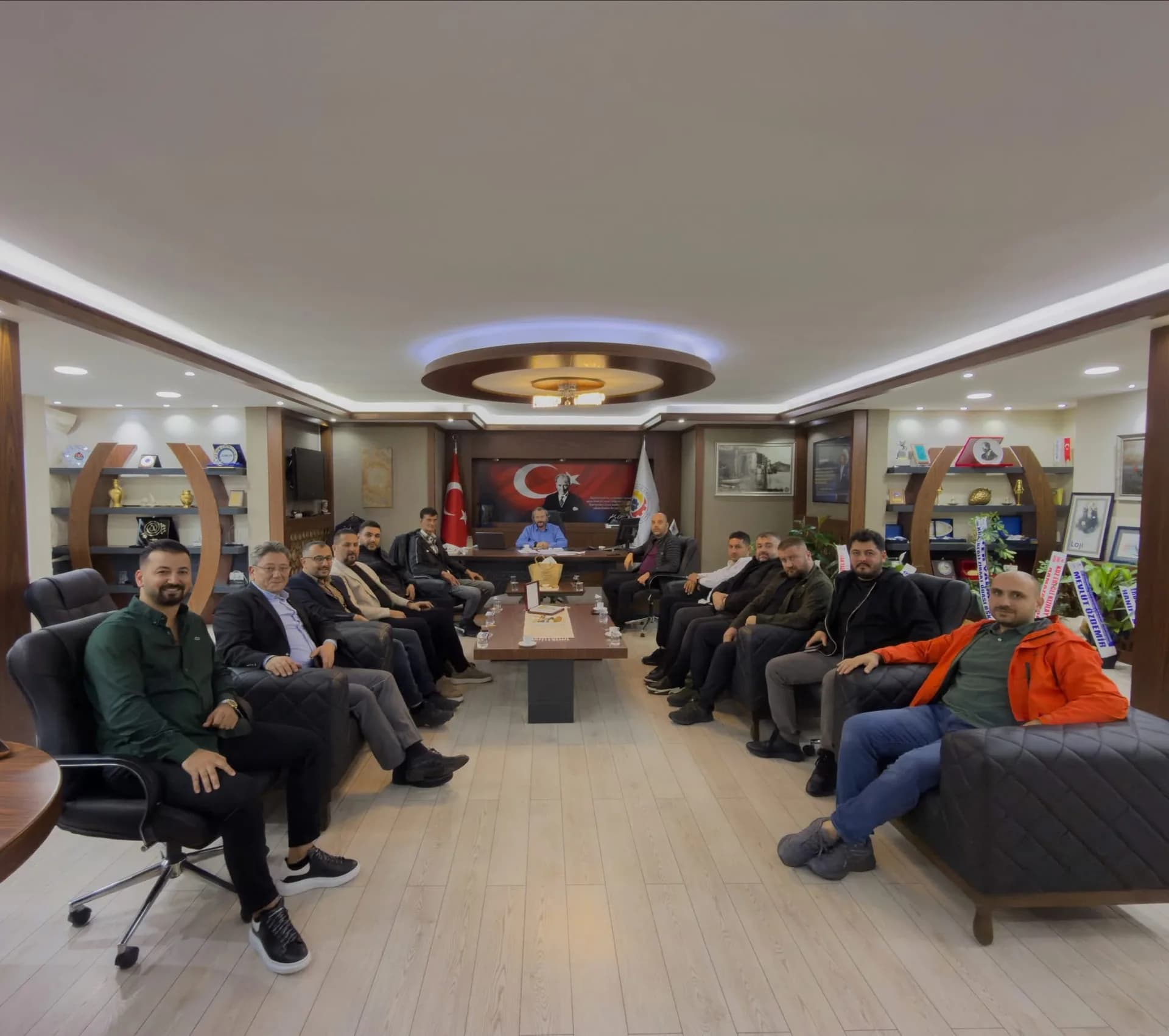İnşaat Meslek Grubu Üyelerinden Yeni Dönem Ziyareti