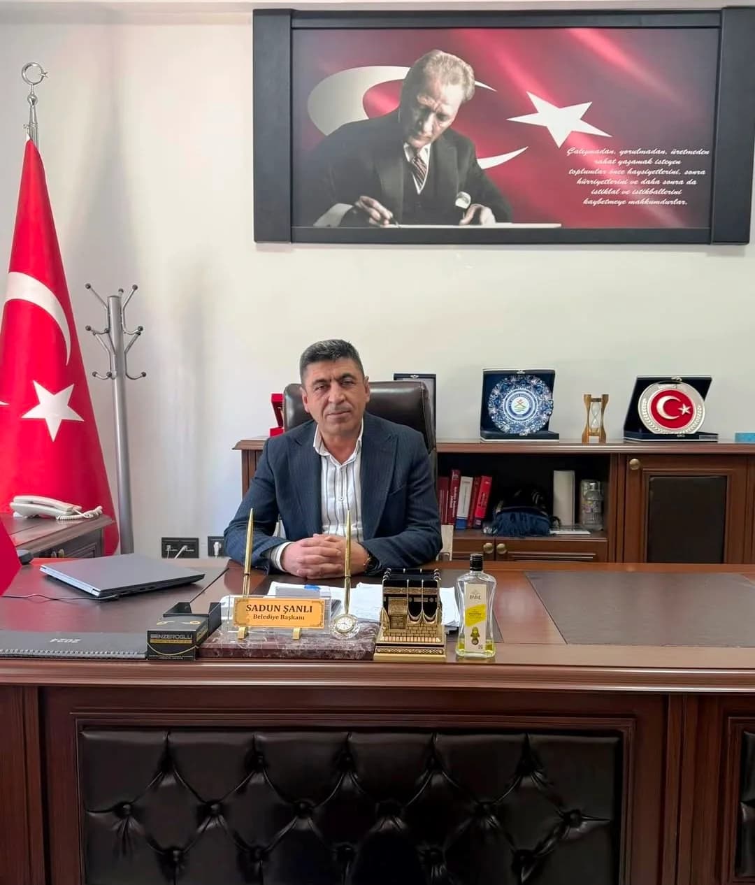 KASRİK BELDE BELEDİYE BAŞKANI SADUN ŞANLI (ARŞİV)
