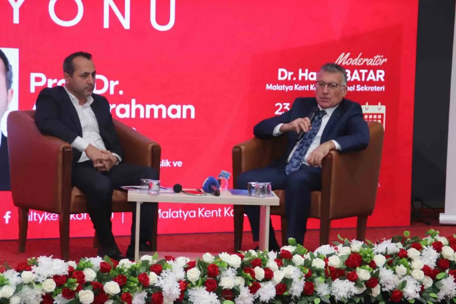 MALATYA’DA TERÖRSÜZ TÜRKİYE PANELİNDE GÜVENLİK VE BÖLGESEL İŞ BİRLİĞİ VURGUSU