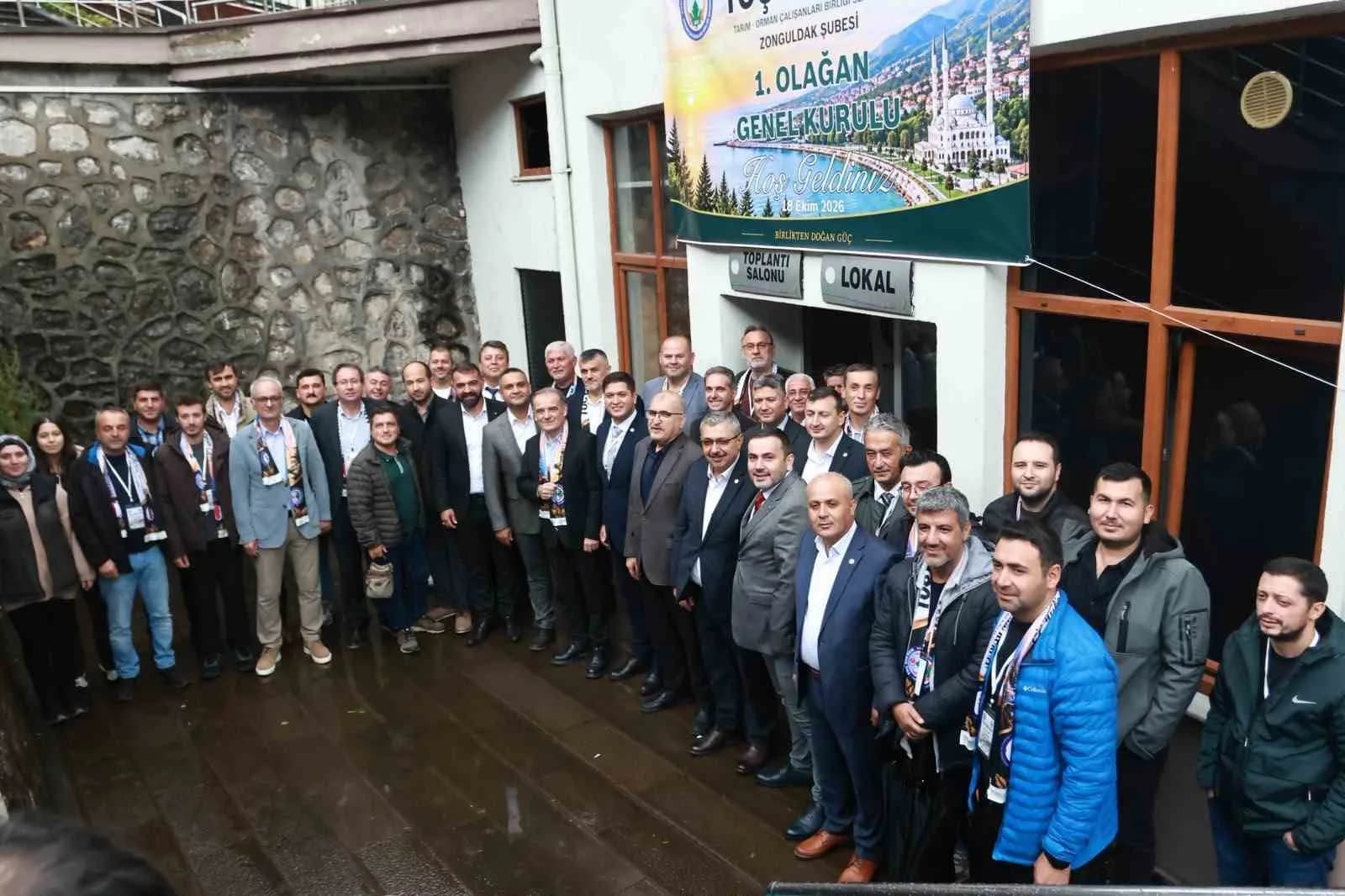TOÇ BİR-SEN ZONGULDAK ŞUBE BAŞKANLIĞI, 1. OLAĞAN GENEL KURULUNU GENİŞ BİR KATILIMLA GERÇEKLEŞTİRDİ. GENEL KURULDA ONUR CAN, ZONGULDAK ŞUBE BAŞKANLIĞINA SEÇİLDİ.