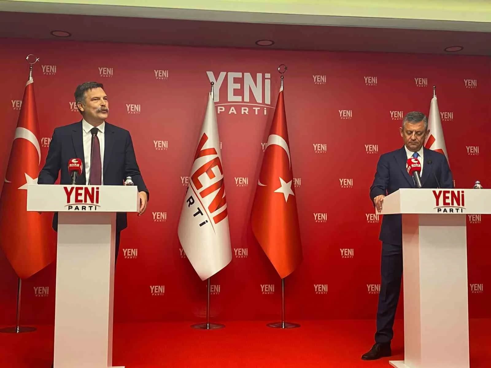 TİP GENEL BAŞKANI BAŞ, YENİ PARTİ GENEL BAŞKANI ÖZGÜR ÖZEL'E PARTİSİNİN GENEL MERKEZİNDE HAYIRLI OLSUN ZİYARETİNDE BULUNDU.