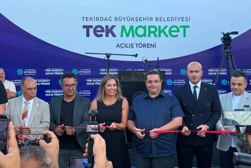 TEK MARKET PROJESİNİN 8'İNCİ ŞUBESİ MARMARAEREĞLİSİ'NDE DÜZENLENEN TÖRENLE HİZMETE AÇILDI.