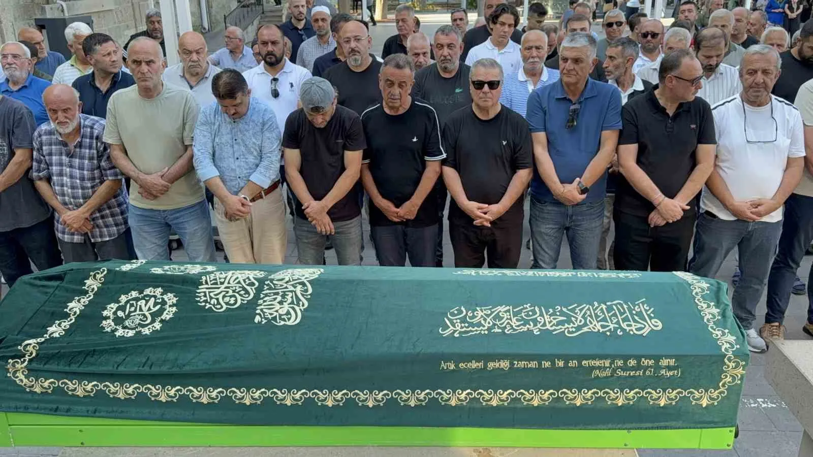 ESKİ MİLLİ OYUNCU CELİL SAĞIR’IN BABASI ASLAN SAĞIR İÇİN CENAZE TÖRNEİ DÜZENLENDİ
