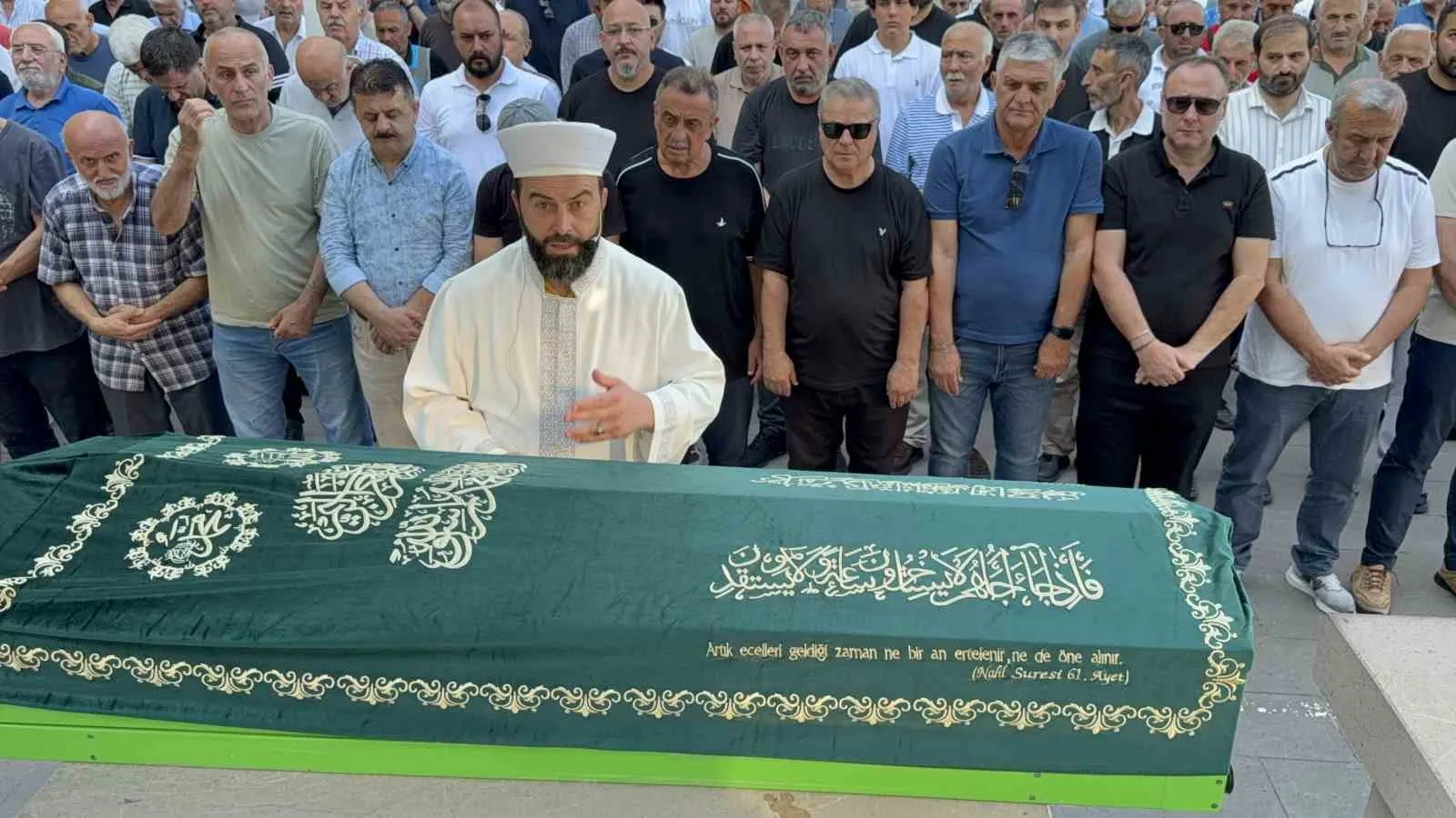 ESKİ MİLLİ OYUNCU CELİL SAĞIR’IN BABASI ASLAN SAĞIR İÇİN CENAZE TÖRNEİ DÜZENLENDİ