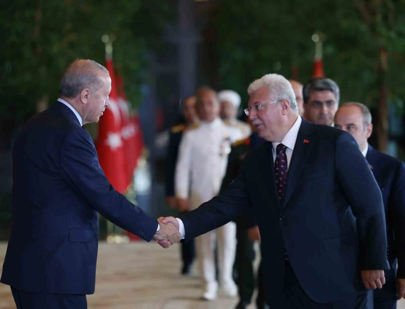 CUMHURBAŞKANI RECEP TAYYİP ERDOĞAN, BEŞTEPE MİLLET KONGRE VE KÜLTÜR MERKEZİ'NDE DÜZENLENEN 30 AĞUSTOS ZAFER BAYRAMI ÖZEL PROGRAMINA KATILDI.