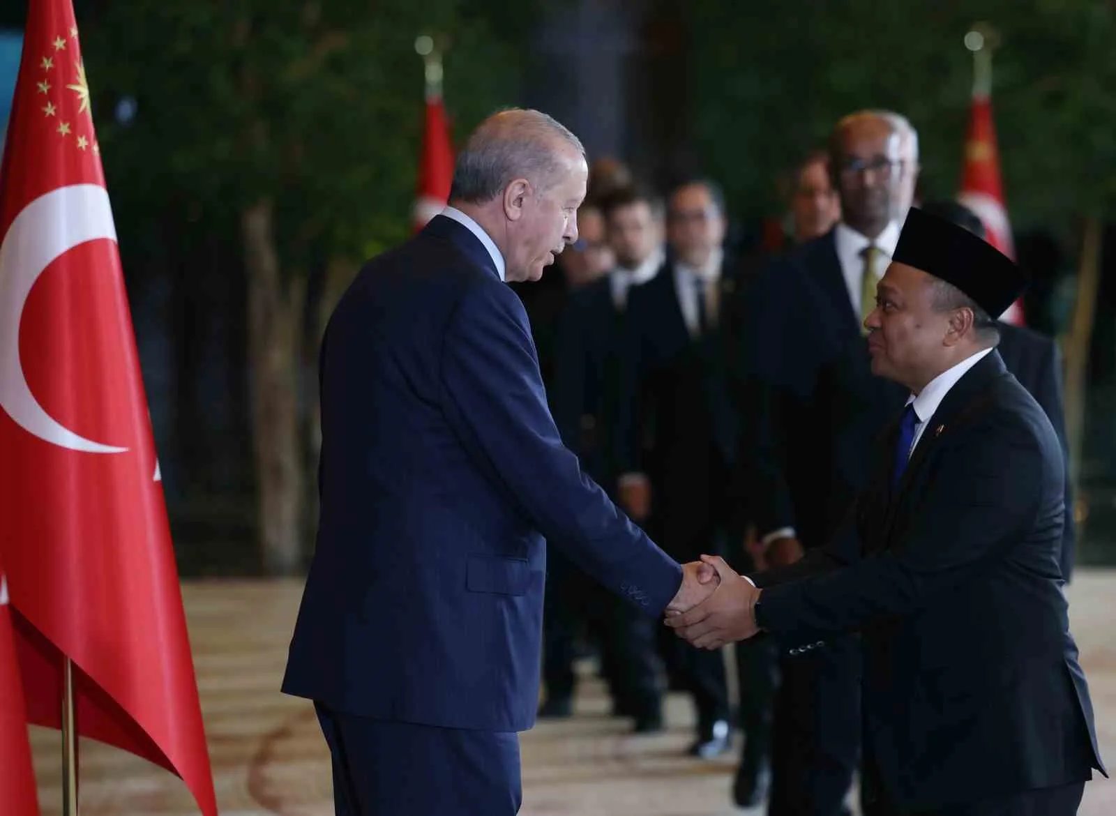 CUMHURBAŞKANI RECEP TAYYİP ERDOĞAN, BEŞTEPE MİLLET KONGRE VE KÜLTÜR MERKEZİ'NDE DÜZENLENEN 30 AĞUSTOS ZAFER BAYRAMI ÖZEL PROGRAMINA KATILDI.
