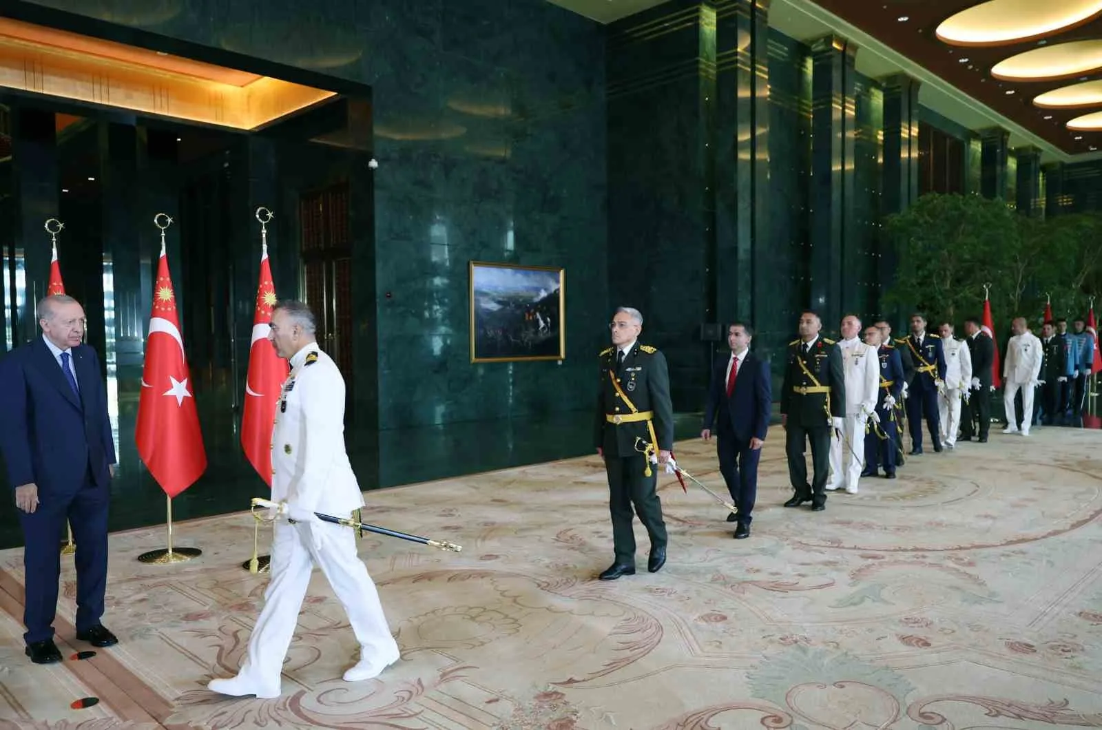 CUMHURBAŞKANI RECEP TAYYİP ERDOĞAN, BEŞTEPE MİLLET KONGRE VE KÜLTÜR MERKEZİ'NDE DÜZENLENEN 30 AĞUSTOS ZAFER BAYRAMI ÖZEL PROGRAMINA KATILDI.