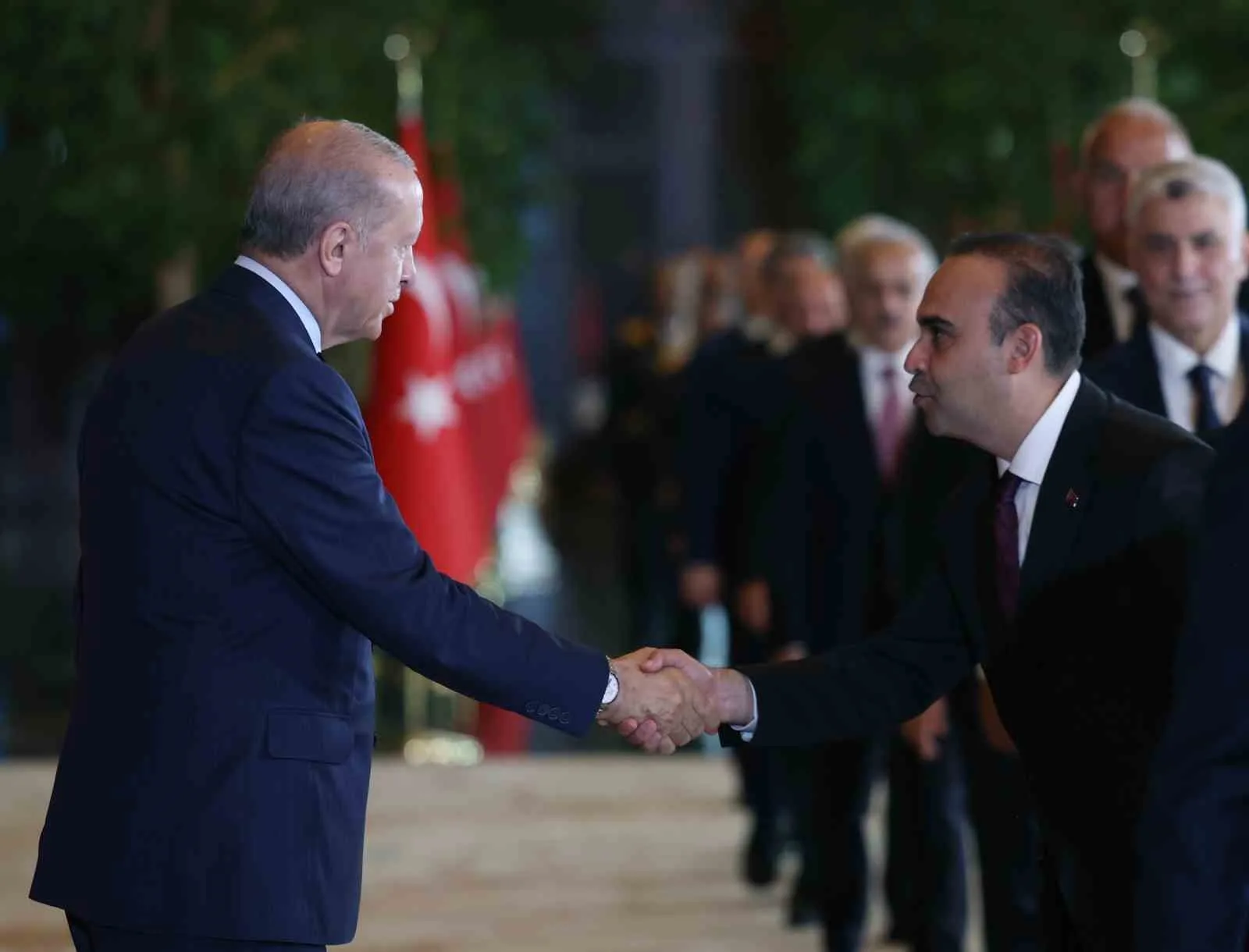 CUMHURBAŞKANI RECEP TAYYİP ERDOĞAN, BEŞTEPE MİLLET KONGRE VE KÜLTÜR MERKEZİ'NDE DÜZENLENEN 30 AĞUSTOS ZAFER BAYRAMI ÖZEL PROGRAMINA KATILDI.