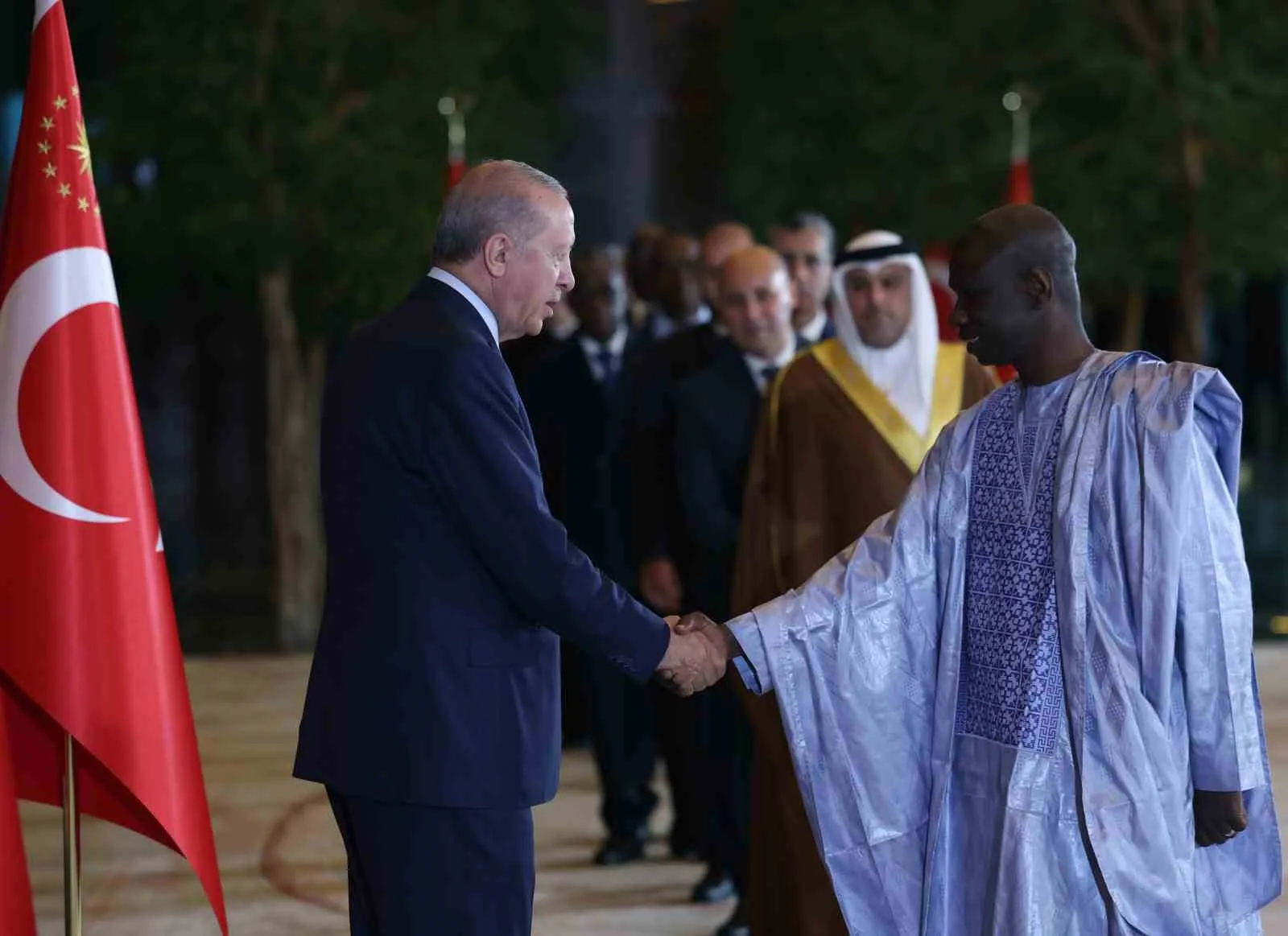 CUMHURBAŞKANI RECEP TAYYİP ERDOĞAN, BEŞTEPE MİLLET KONGRE VE KÜLTÜR MERKEZİ'NDE DÜZENLENEN 30 AĞUSTOS ZAFER BAYRAMI ÖZEL PROGRAMINA KATILDI.