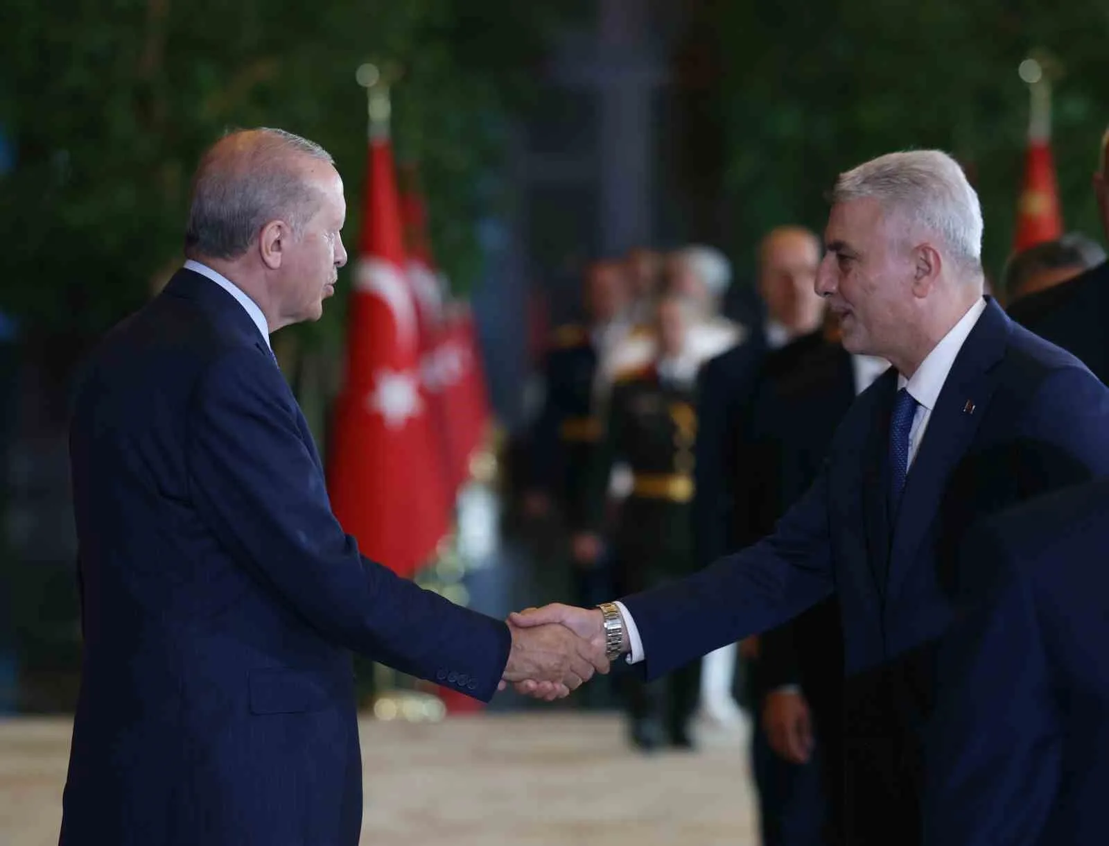 CUMHURBAŞKANI RECEP TAYYİP ERDOĞAN, BEŞTEPE MİLLET KONGRE VE KÜLTÜR MERKEZİ'NDE DÜZENLENEN 30 AĞUSTOS ZAFER BAYRAMI ÖZEL PROGRAMINA KATILDI.