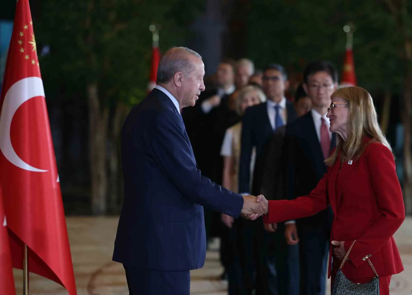 CUMHURBAŞKANI RECEP TAYYİP ERDOĞAN, BEŞTEPE MİLLET KONGRE VE KÜLTÜR MERKEZİ'NDE DÜZENLENEN 30 AĞUSTOS ZAFER BAYRAMI ÖZEL PROGRAMINA KATILDI.