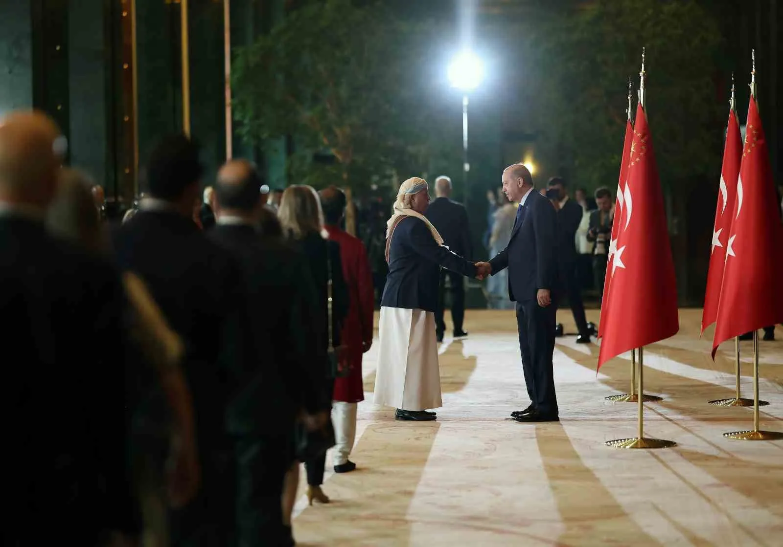 CUMHURBAŞKANI RECEP TAYYİP ERDOĞAN, BEŞTEPE MİLLET KONGRE VE KÜLTÜR MERKEZİ'NDE DÜZENLENEN 30 AĞUSTOS ZAFER BAYRAMI ÖZEL PROGRAMINA KATILDI.