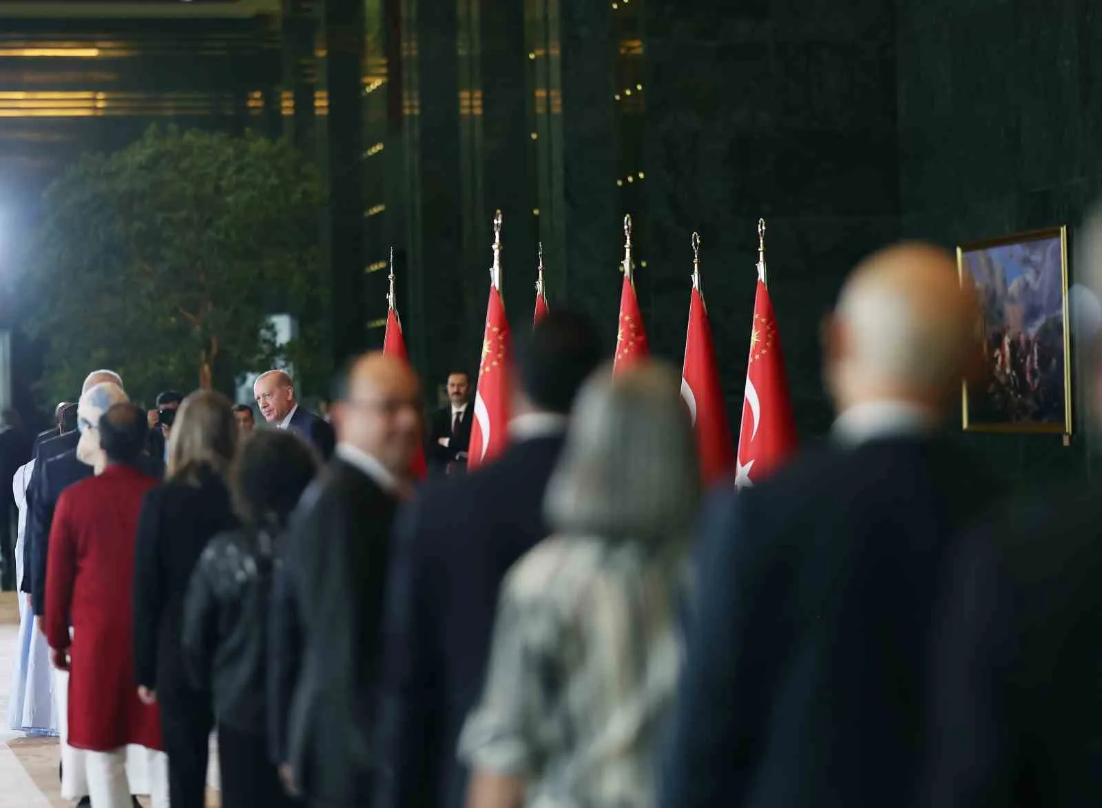 CUMHURBAŞKANI RECEP TAYYİP ERDOĞAN, BEŞTEPE MİLLET KONGRE VE KÜLTÜR MERKEZİ'NDE DÜZENLENEN 30 AĞUSTOS ZAFER BAYRAMI ÖZEL PROGRAMINA KATILDI.