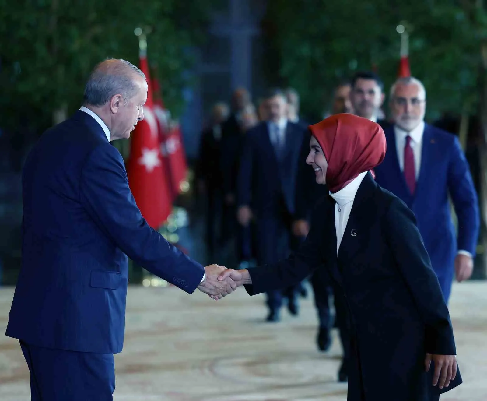 CUMHURBAŞKANI RECEP TAYYİP ERDOĞAN, BEŞTEPE MİLLET KONGRE VE KÜLTÜR MERKEZİ'NDE DÜZENLENEN 30 AĞUSTOS ZAFER BAYRAMI ÖZEL PROGRAMINA KATILDI.