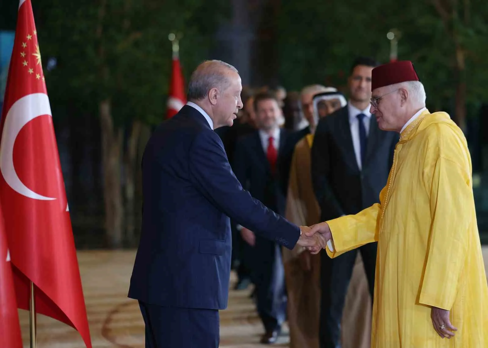 CUMHURBAŞKANI RECEP TAYYİP ERDOĞAN, BEŞTEPE MİLLET KONGRE VE KÜLTÜR MERKEZİ'NDE DÜZENLENEN 30 AĞUSTOS ZAFER BAYRAMI ÖZEL PROGRAMINA KATILDI.