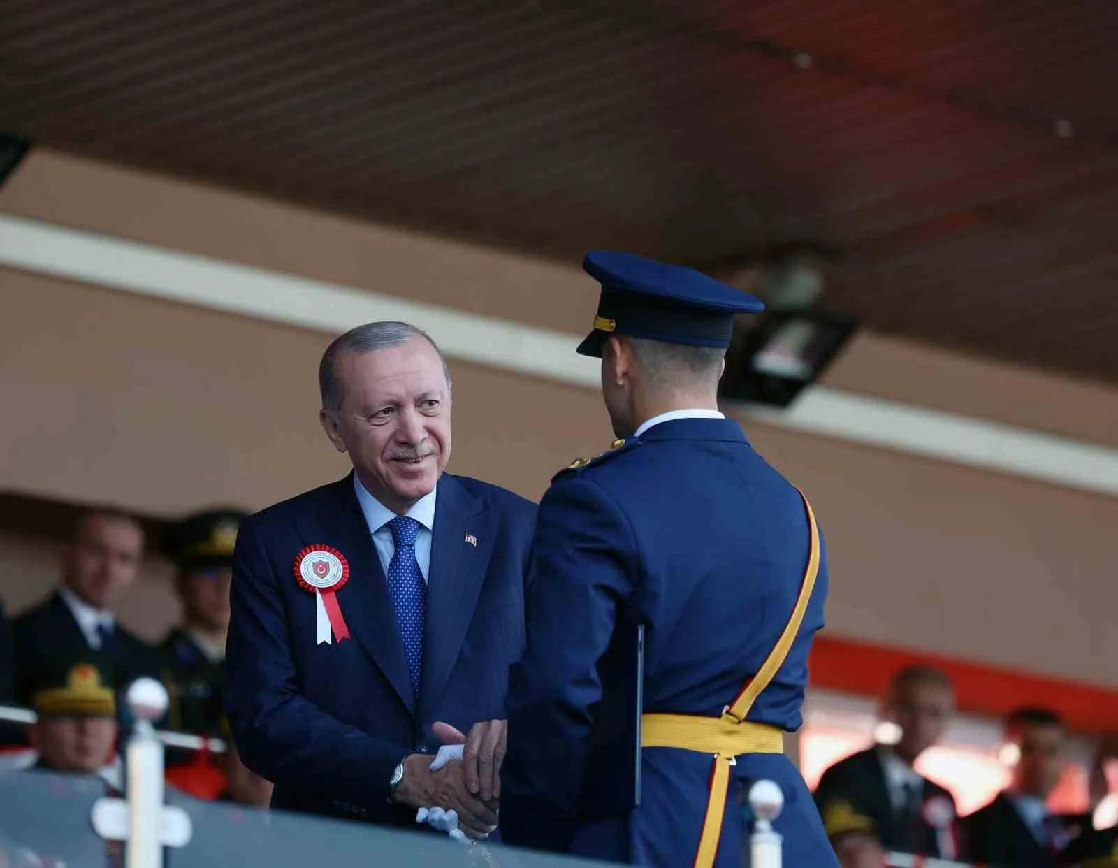 CUMHURBAŞKANI RECEP TAYYİP ERDOĞAN, ANKARA’DA MİLLİ SAVUNMA ÜNİVERSİTESİ HARP OKULLARI DİPLOMA ALMA VE SANCAK DEVİR TESLİM TÖRENİ’NE KATILDI.