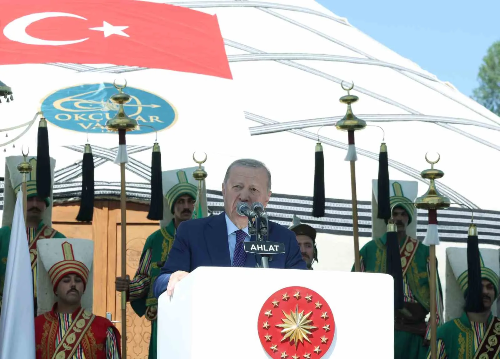 CUMHURBAŞKANI RECEP TAYYİP ERDOĞAN, KONUŞMA YAPTI.