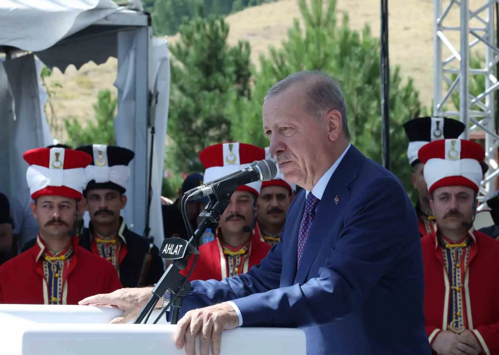 CUMHURBAŞKANI RECEP TAYYİP ERDOĞAN, KONUŞMA YAPTI.