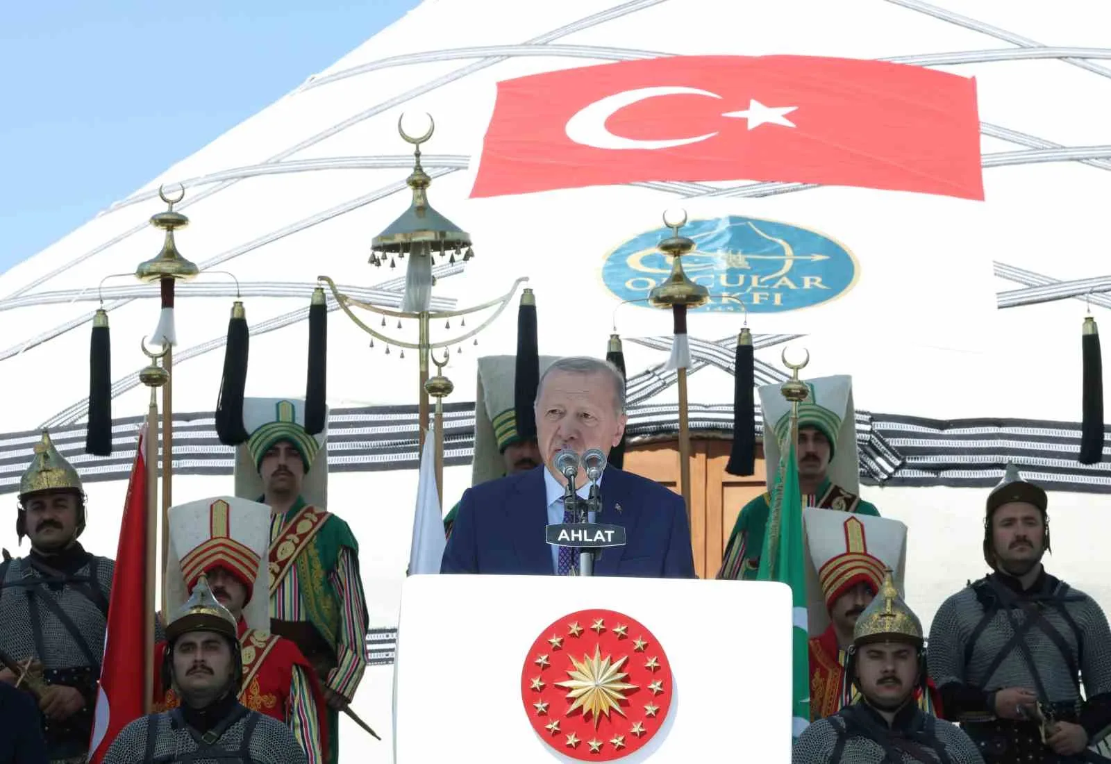CUMHURBAŞKANI RECEP TAYYİP ERDOĞAN, KONUŞMA YAPTI.