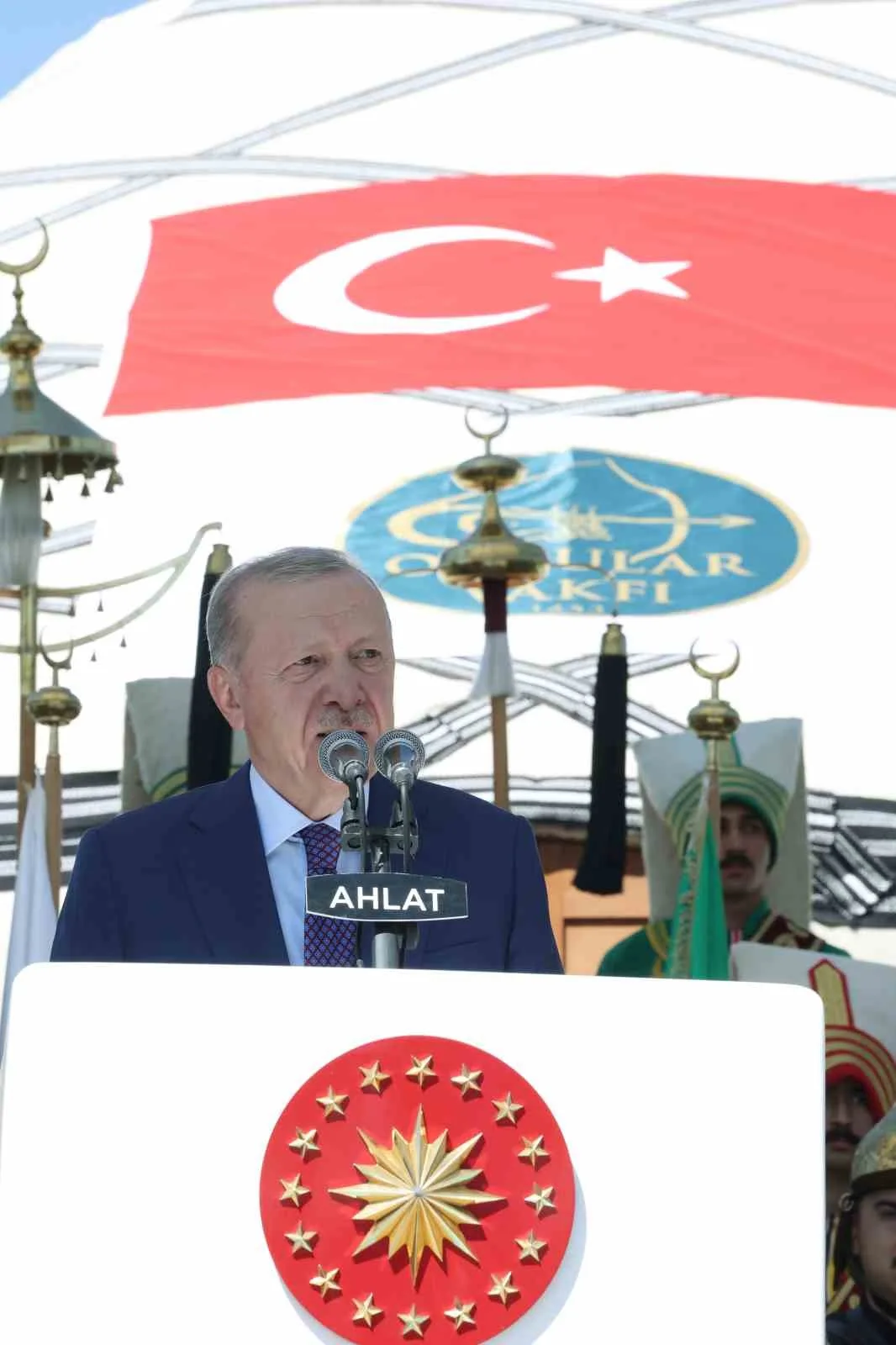 CUMHURBAŞKANI RECEP TAYYİP ERDOĞAN, KONUŞMA YAPTI.