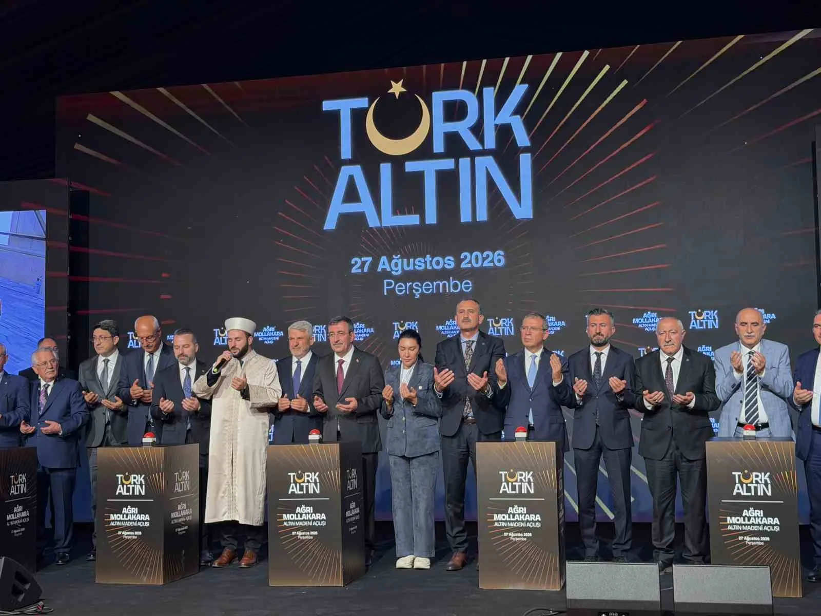 AĞRI’DA MOLLAKARA ALTIN MADENİ AÇILIŞ TÖRENİ DÜZENLENDİ.