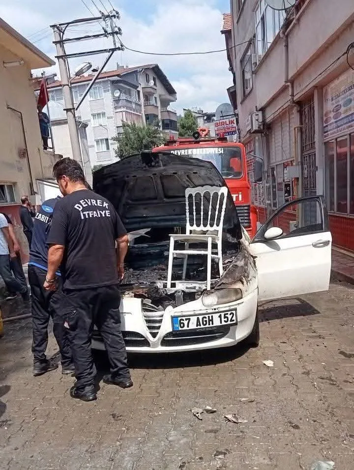 ARAÇ YANGINI İLE İLĞİLİ SORUŞTURMA BAŞLATILDI