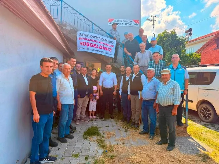 KAYMAKAM TİTİZ, KÖYLERDE VATANDAŞLARLA BİR ARAYA GELDİ