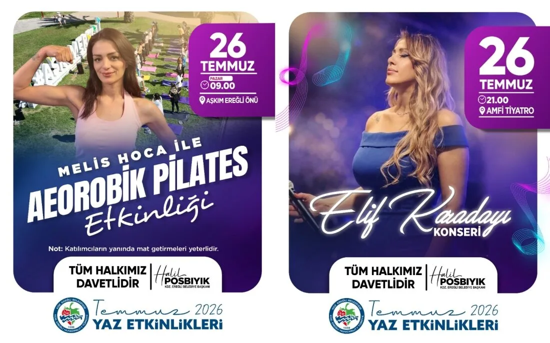 Kdz. Ereğli'de Temmuz Yaz Etkinlikleri Devam Ediyor