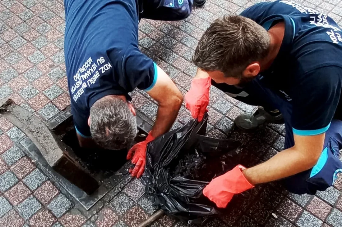 Kdz. Ereğli Belediyesi Ekipleri Yağış Boyunca Sahada