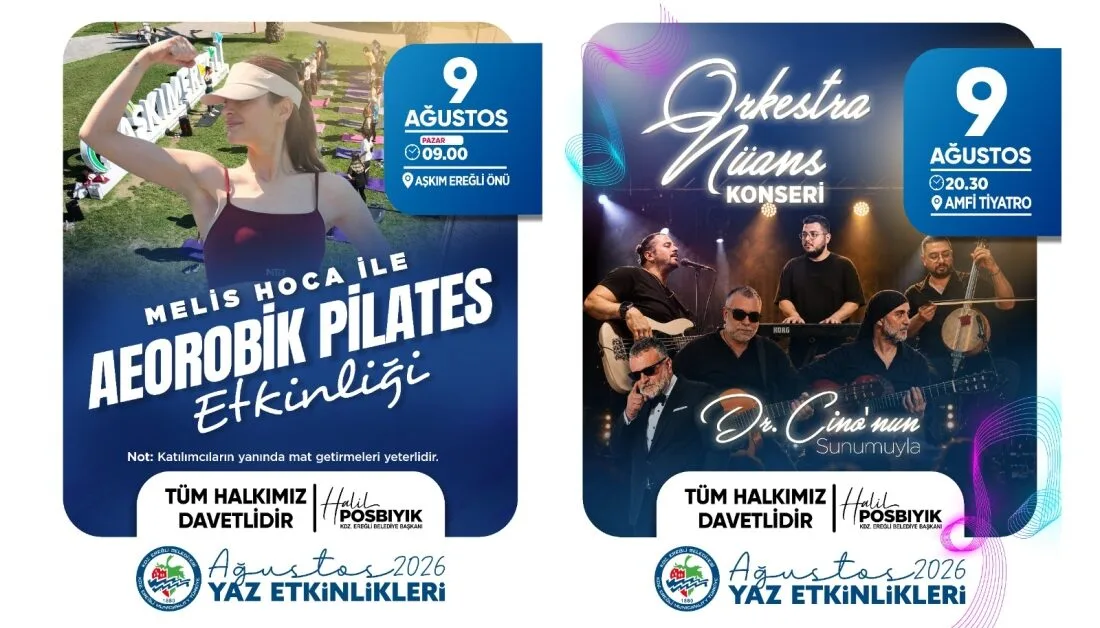 Kdz. Ereğli'de Yaz Etkinlikleri Devam Ediyor