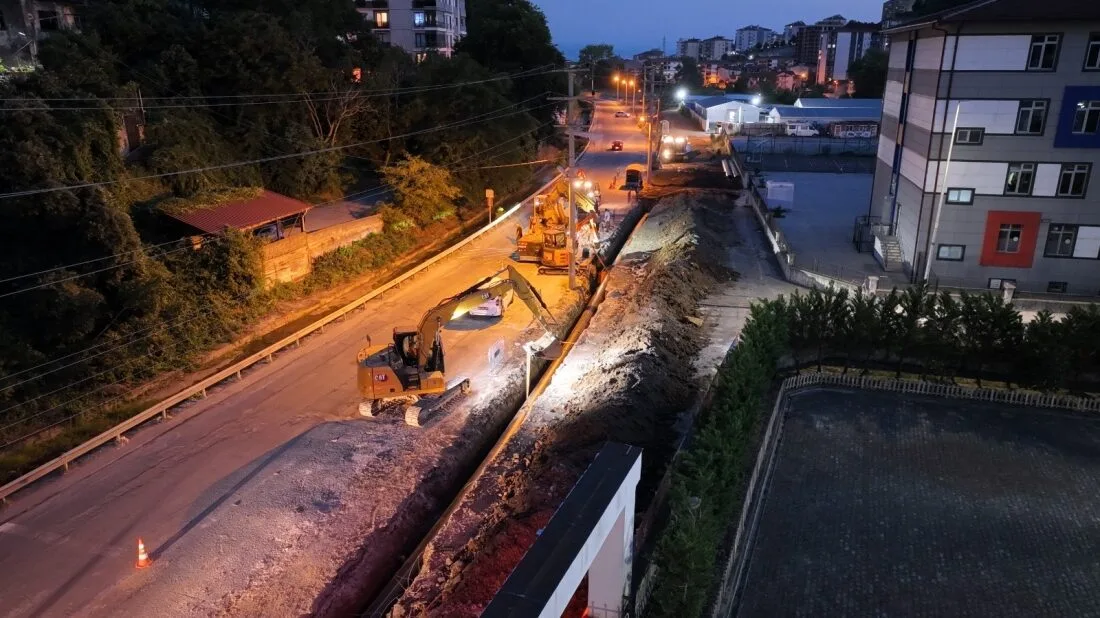 Kdz. Ereğli Belediyesi Kemer Bölgesinde Gece Gündüz Çalışıyor