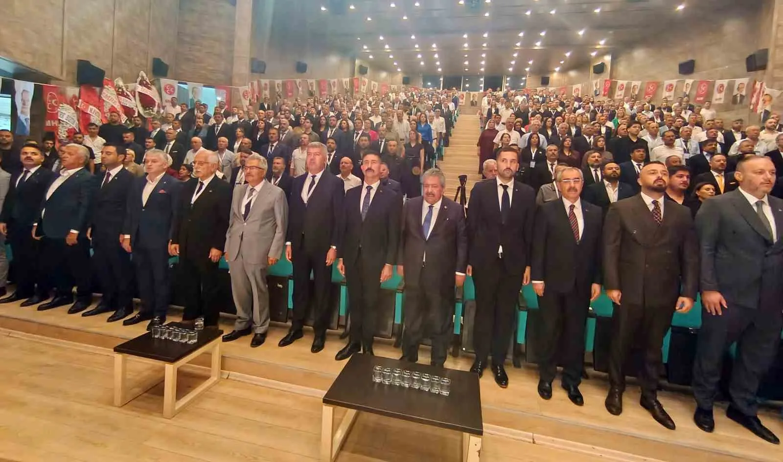 MHP TEKİRDAĞ İL BAŞKANLIĞI 15. OLAĞAN İL KONGRESİ, YAHYA KEMAL BEYATLI KÜLTÜR MERKEZİ'NDE YAPILDI.