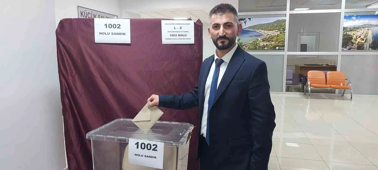 MİLLİYETÇİ HAREKET PARTİSİ (MHP) RİZE MERKEZ İLÇE BAŞKANLIĞINA SEÇİLEN SEÇKİN MEMİŞOĞLU.