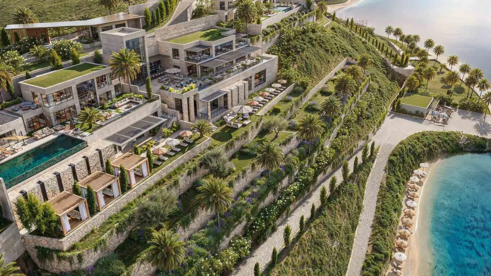 RAMS TÜRKİYE'NİN GÜMÜŞLÜK'TE HAYATA GEÇİRDİĞİ RAMS EXCLUSİVE VİLLAS BODRUM, 7 SİGNATURE MALİKÂNE VE 17 EXCLUSİVE VİLLA OLMAK ÜZERE TOPLAM 24 ÖZEL YAŞAM ALANIYLA SATIŞA SUNULDU.
