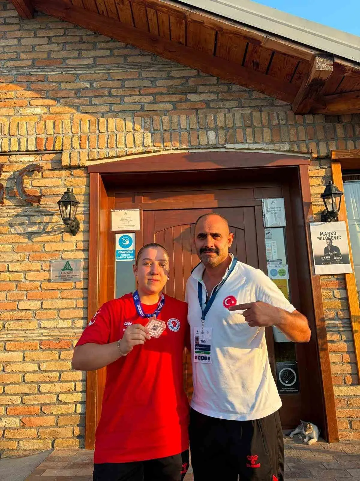 MİRAY DOĞRU VE ANTRENÖRÜ ERCAN ALTUN
