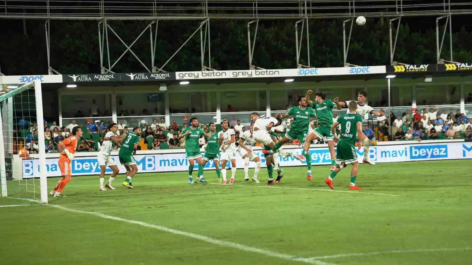 TRENDYOL 1. LİG'İN 3. HAFTASINDA BODRUM FK SAHASINDA MUĞLASPORLA 0-0  BERABERE KALDI