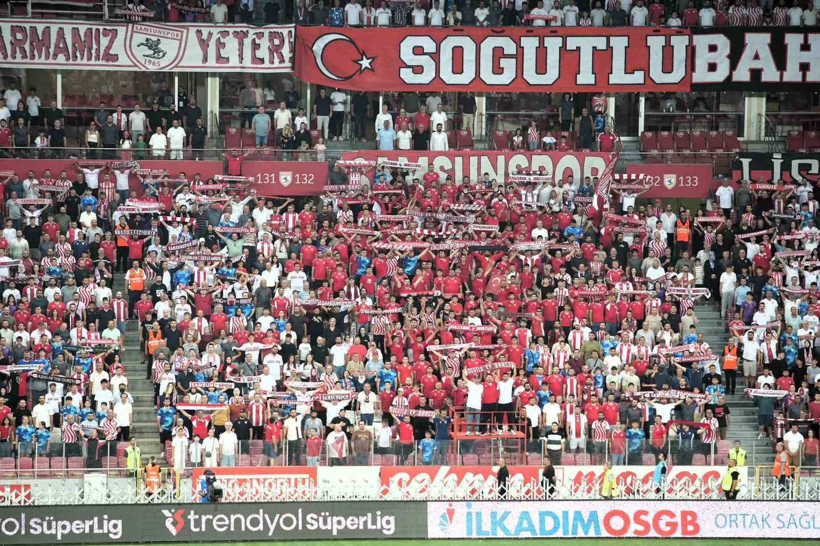 SAMSUNSPOR - GÖZTEPE MAÇININ İLK 15 DAKİKASINDAN KARELER.