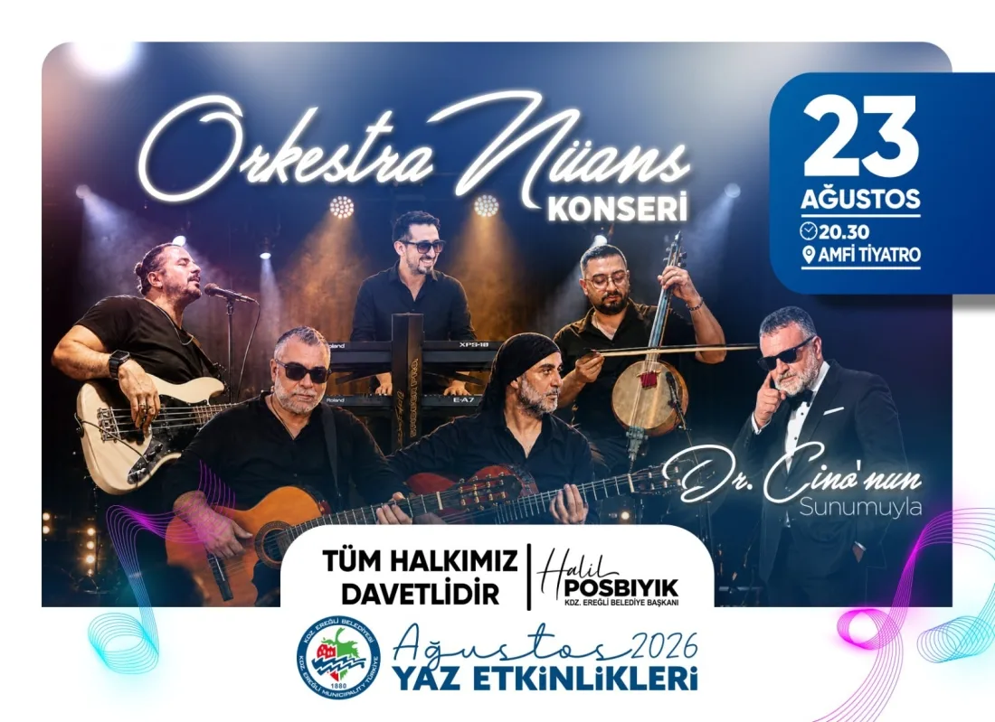 Yaz Etkinlikleri Orkestra Nüans Konseriyle Devam Ediyor