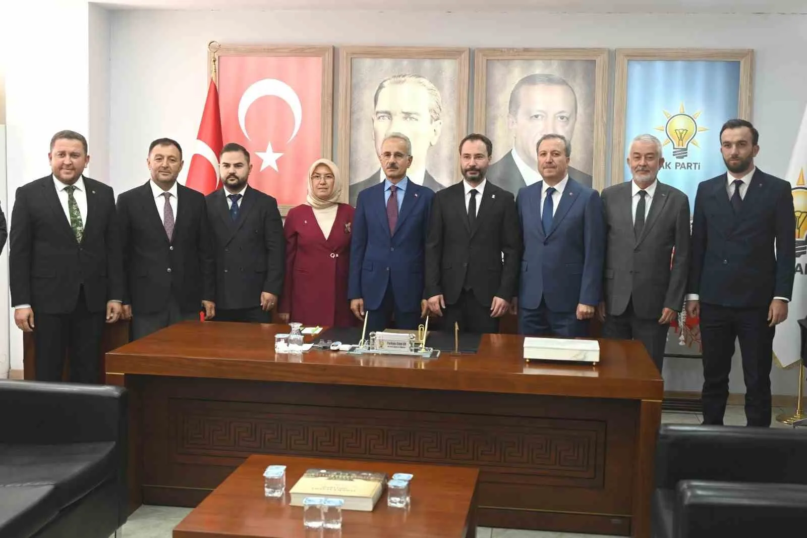 ULAŞTIRMA VE ALTYAPI BAKANI ABDULKADİR URALOĞLU VE BERABERİNDEKİLER